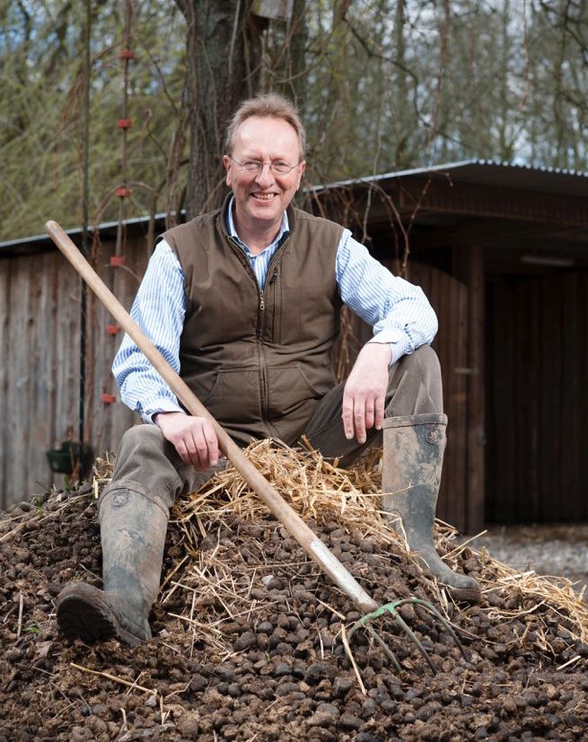 Firmengründer Jan Eskildsen im Garten